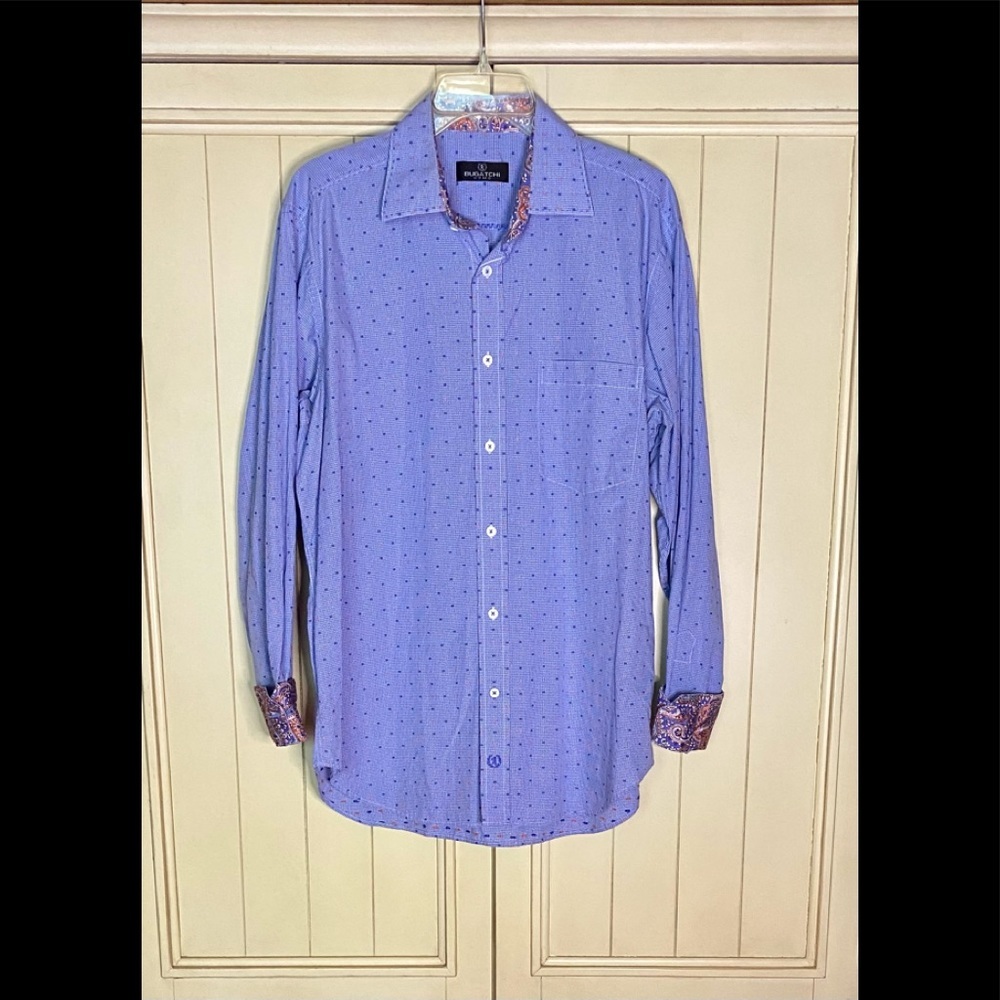 🌟Bugatchi Uomo Long Sleeved Button Down Shirt🌟